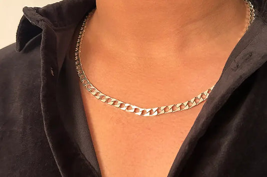 Square cuban link Necklaces at Tiraz Store