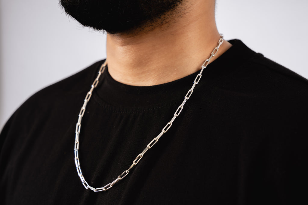 LOCK LINK NECKLACE (4mm)