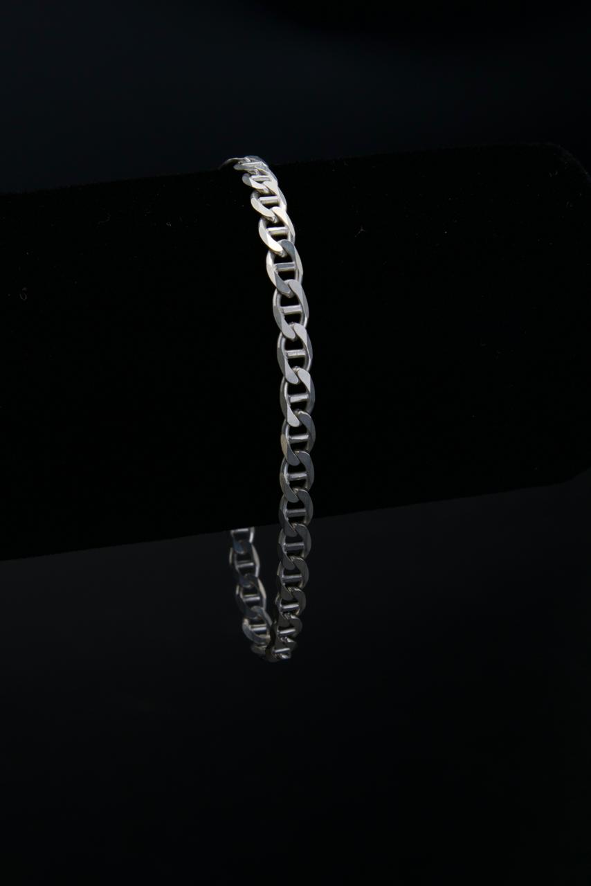 Mariner Link Bracelet in 925 Sterling Silver, 3mm