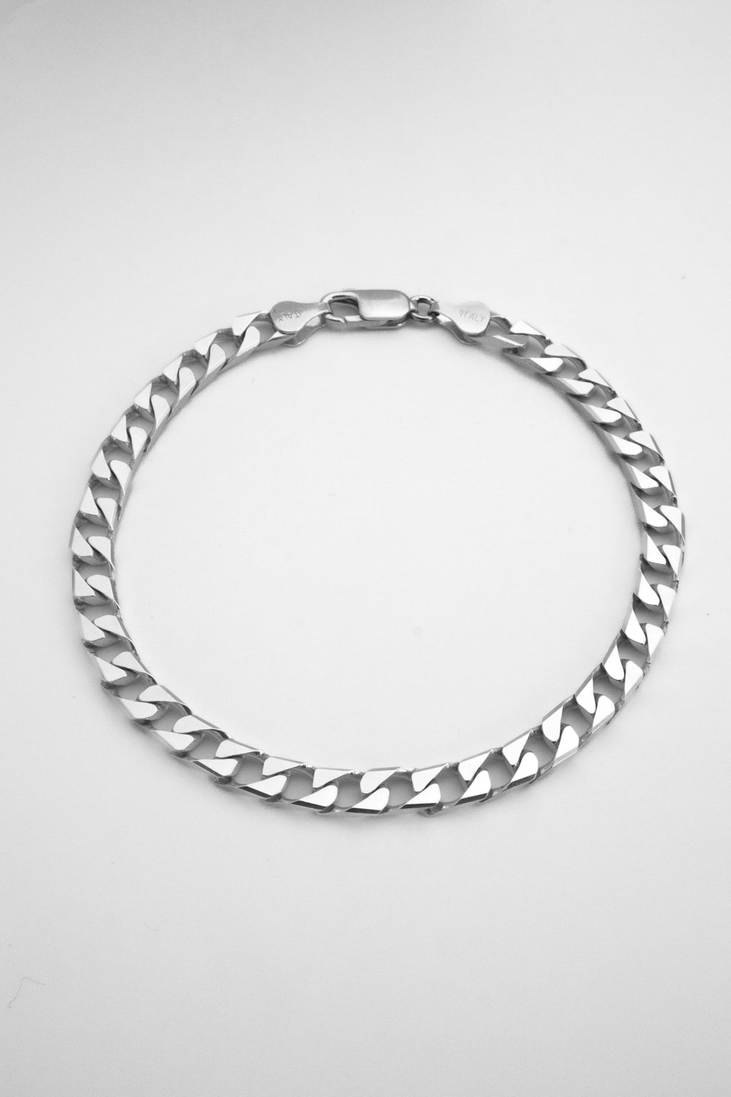 SQUARE CUBAN LINK BRACELET (4mm)