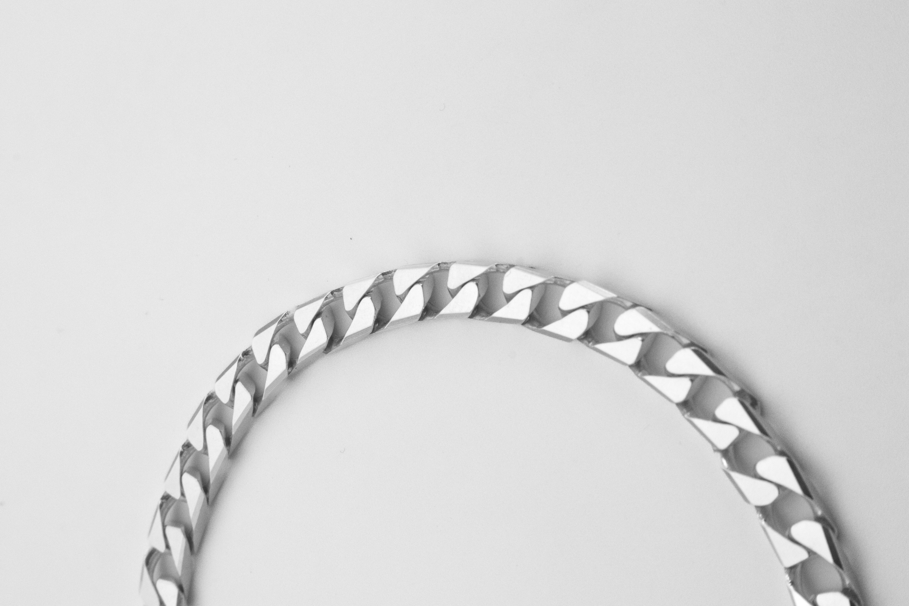 SQUARE CUBAN LINK BRACELET (4mm)