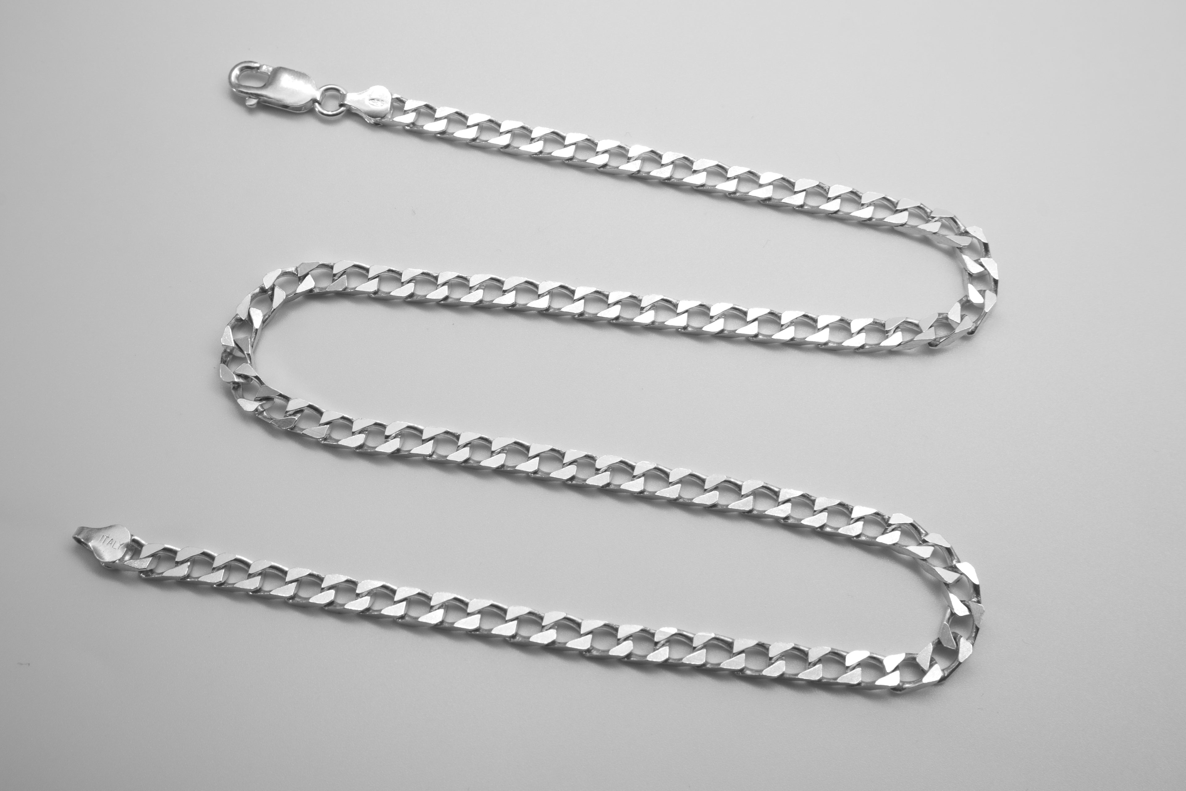 SQUARE CUBAN LINK CHAIN (7mm)