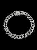 ICED CUBAN LINK BRACELET (8mm)